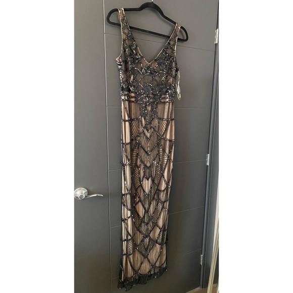 Beautifully Beaded Long Gown - Picture 1 of 4